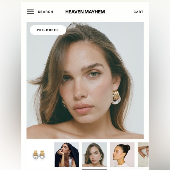 Heaven Mayhem double knot earrings - Picture 2 of 8